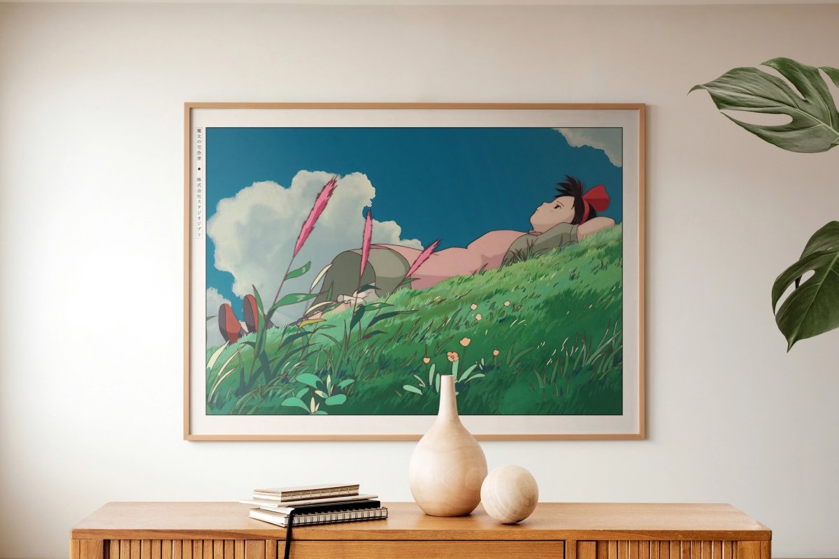 Studio Ghibli - The Girl who Flew - Art Only with Decor