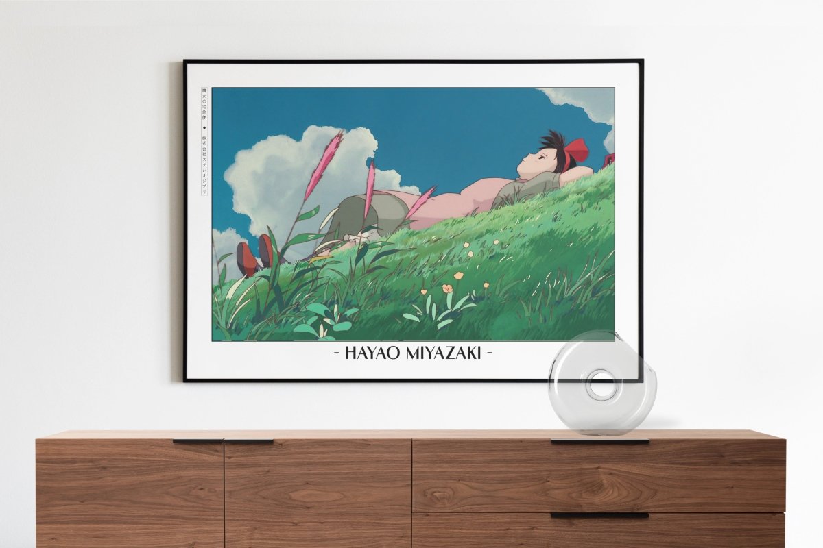 Studio Ghibli - The Girl who Flew - Artist Name with Decor