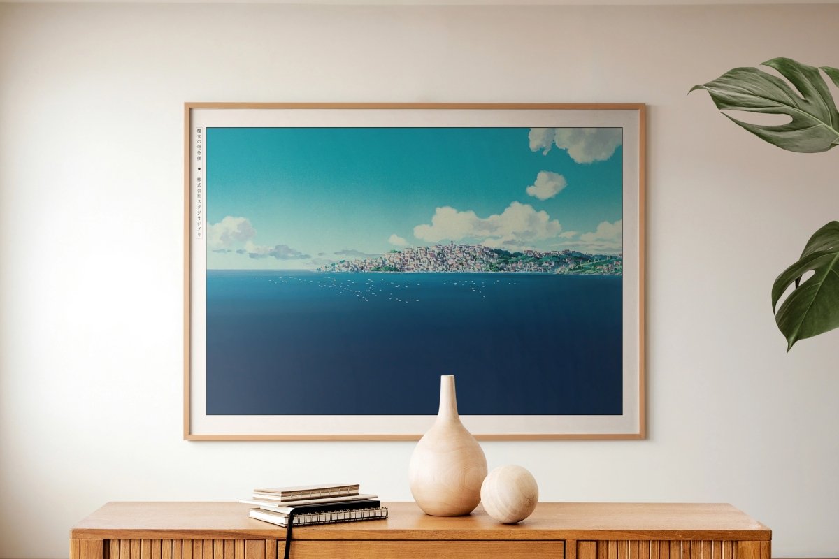 Studio Ghibli - Blue Horizon - Art Only with Decor