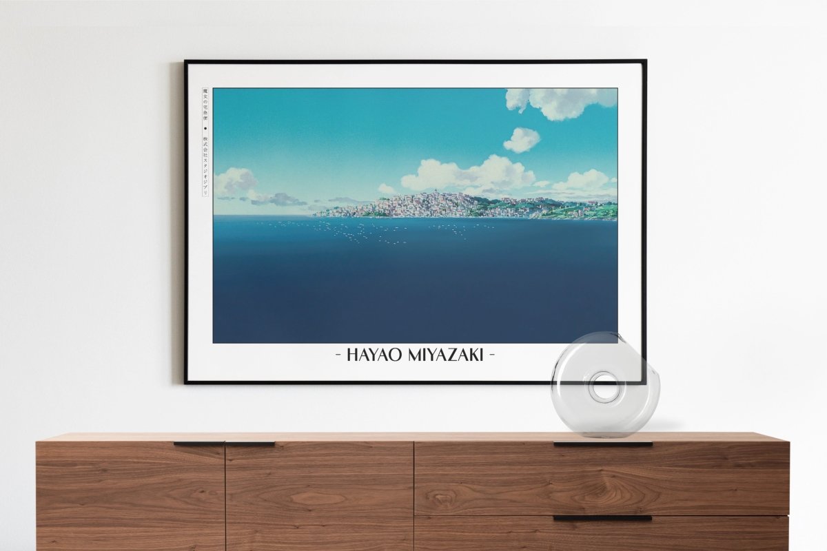 Studio Ghibli - Blue Horizon - Artist Name with Decor