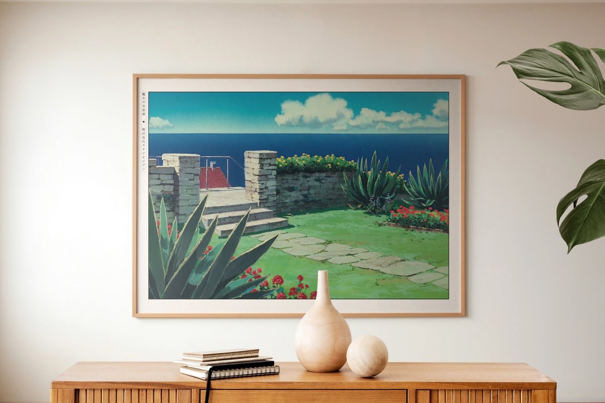 Studio Ghibli - Seaside Breeze - Art Only with Decor