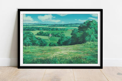 Studio Ghibli - Morning Delivery - Art Only - Black Frame