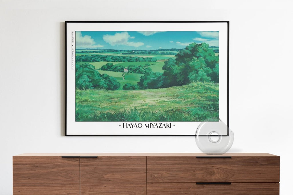 Studio Ghibli - Morning Delivery - Artist Name with Decor