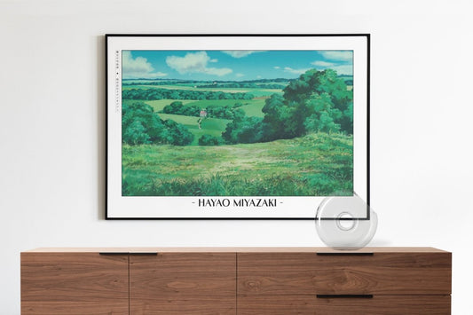 Studio Ghibli - Morning Delivery - Artist Name with Decor