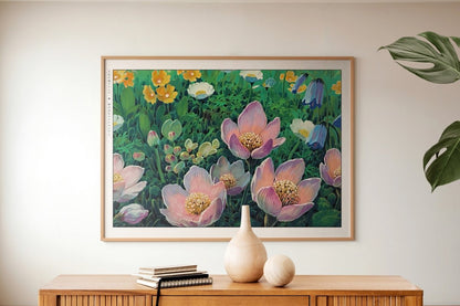 Studio Ghibli - Where the Flowers Sleep - Art Only with Decor
