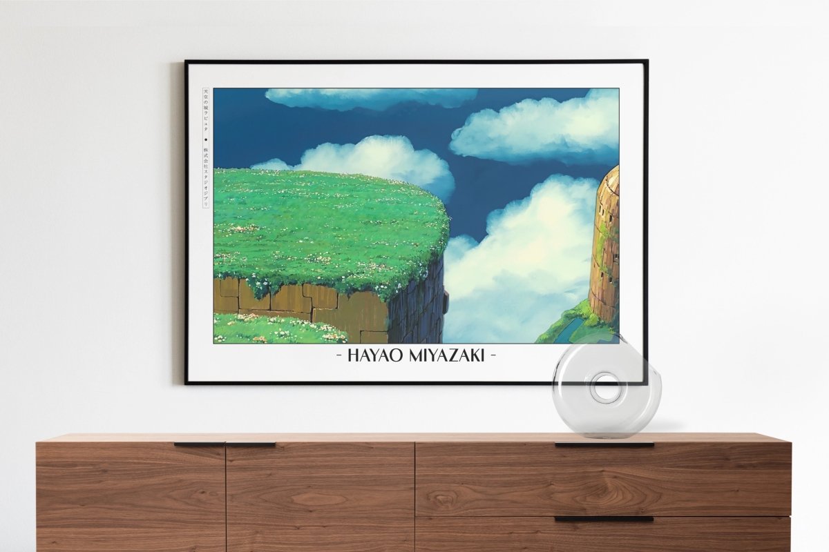 Studio Ghibli - Journey to the Clouds - Artist Name with Decor
