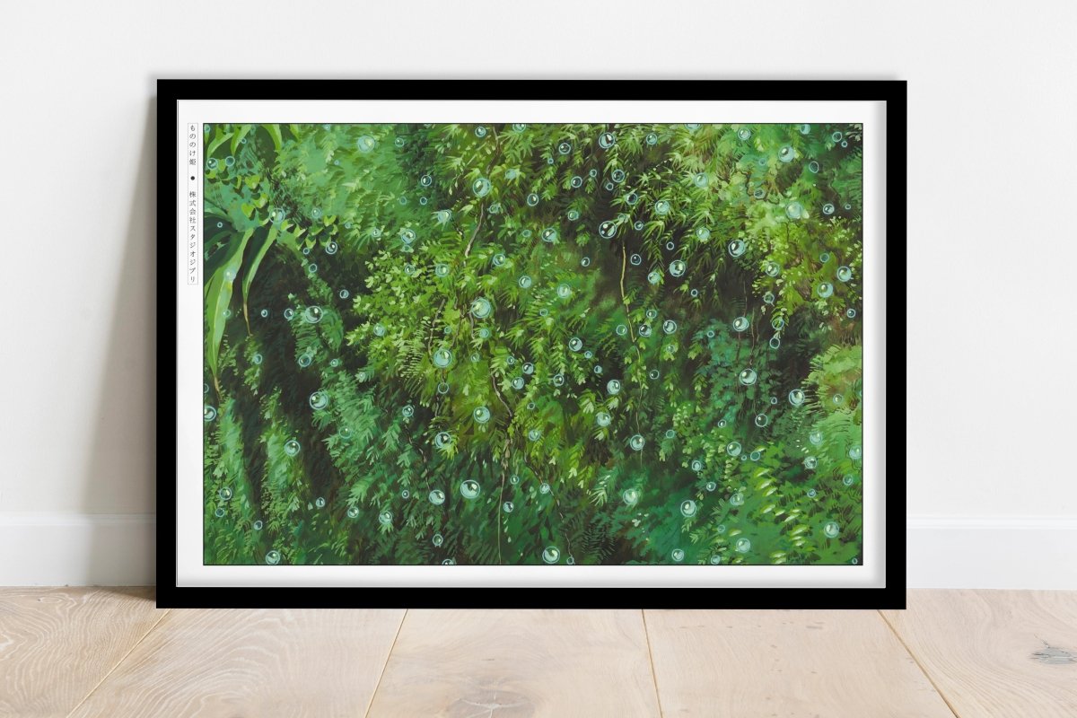 Studio Ghibli - Eternal Forest - Art Only - Black Frame