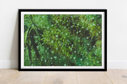 Studio Ghibli - Eternal Forest - Art Only - Black Frame