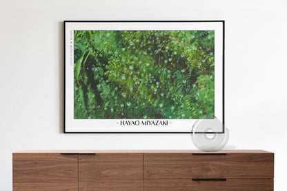 Studio Ghibli - Eternal Forest - Artist Name with Decor