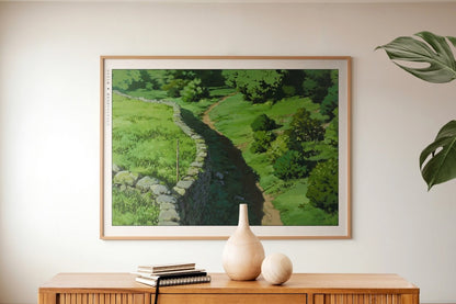 Studio Ghibli - Between Man & Spirit - Art Only with Decor