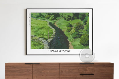 Studio Ghibli - Between Man & Spirit - Artist Name with Decor