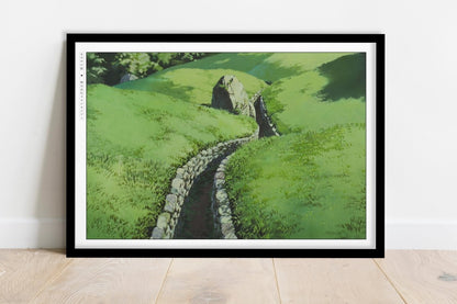 Studio Ghibli - Through the Wild - Art Only - Black Frame