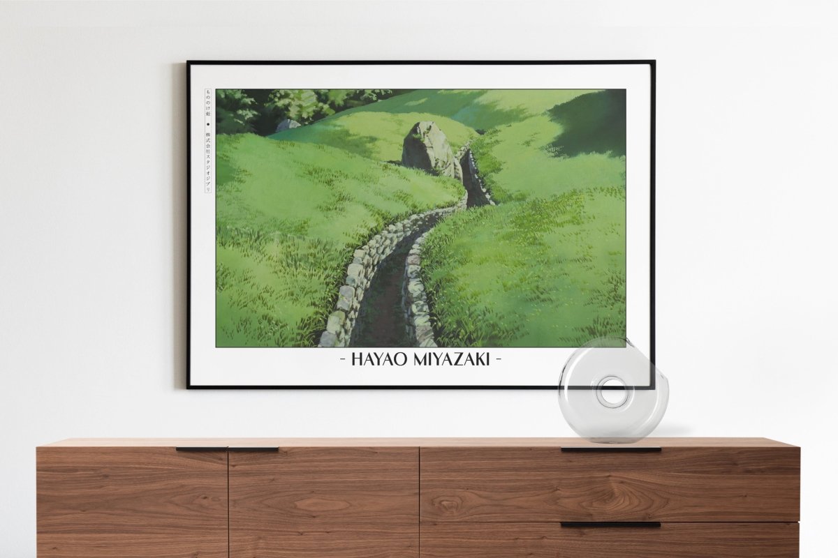 Studio Ghibli - Through the Wild - Artist Name with Decor