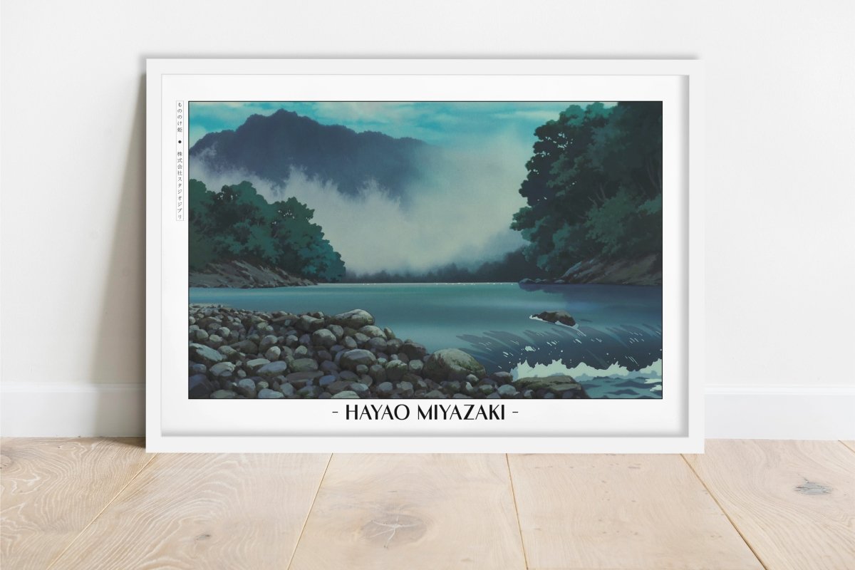 Studio Ghibli - Song of the Sea - Artist Name - White Frame