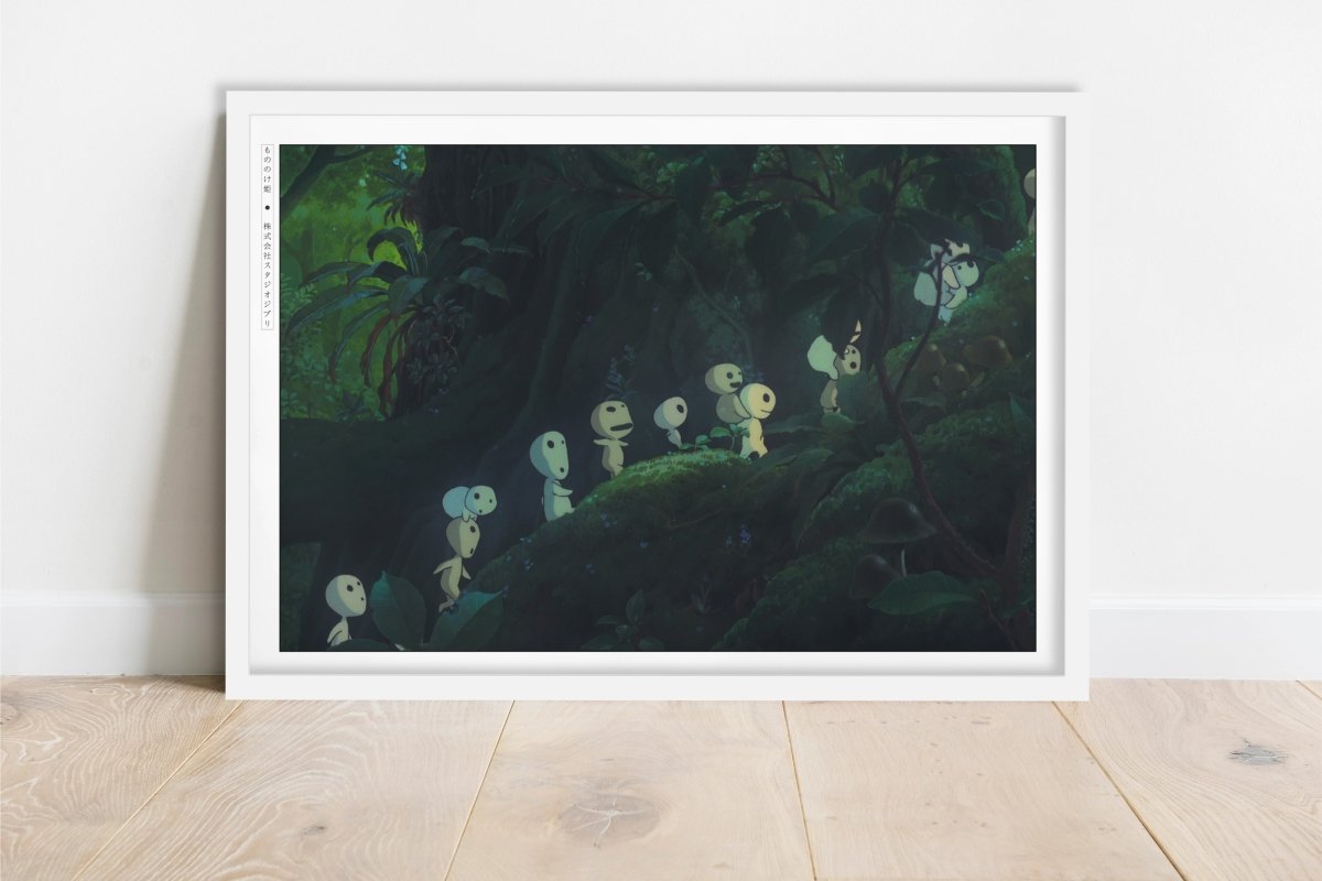 Studio Ghibli - Kodama - Art Only - White Frame