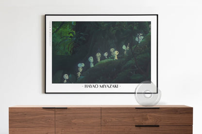 Studio Ghibli - Kodama - Artist Name with Decor