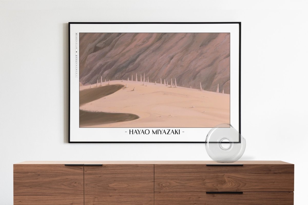 Studio Ghibli - Silent Earth - Artist Name with Decor