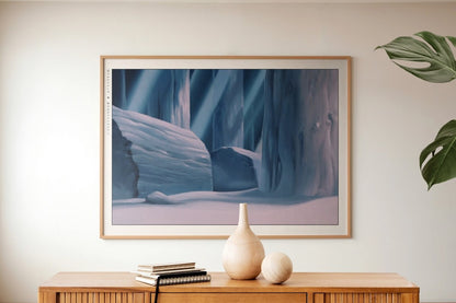 Studio Ghibli - Pale Forest - Art Only with Decor