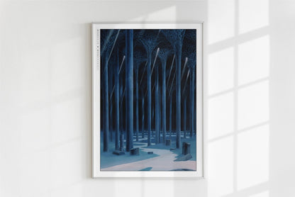Studio Ghibli - Valley of Light - Art Only - White Frame