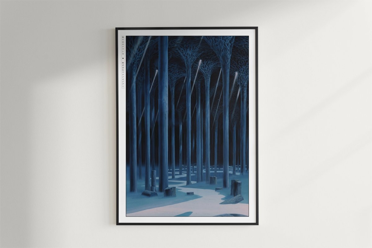 Studio Ghibli - Valley of Light - Art Only - Black Frame