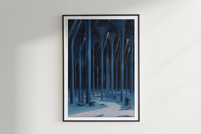 Studio Ghibli - Valley of Light - Art Only - Black Frame