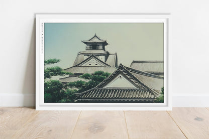 Studio Ghibli - The Fading Day - Art Only - White Frame