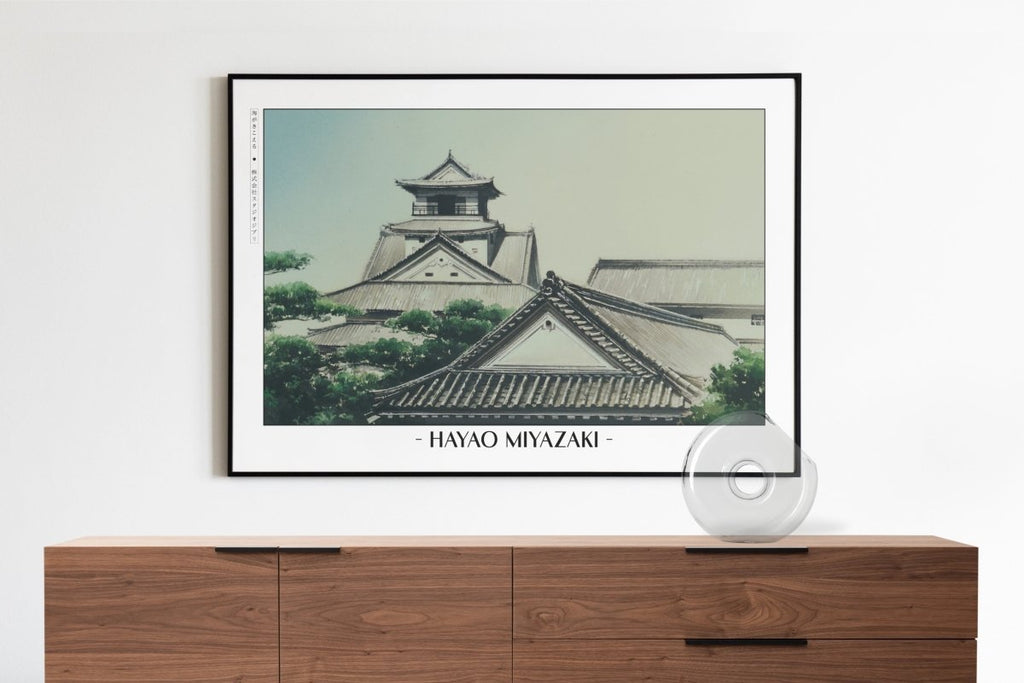 Studio Ghibli - The Fading Day - Artist Name with Decor
