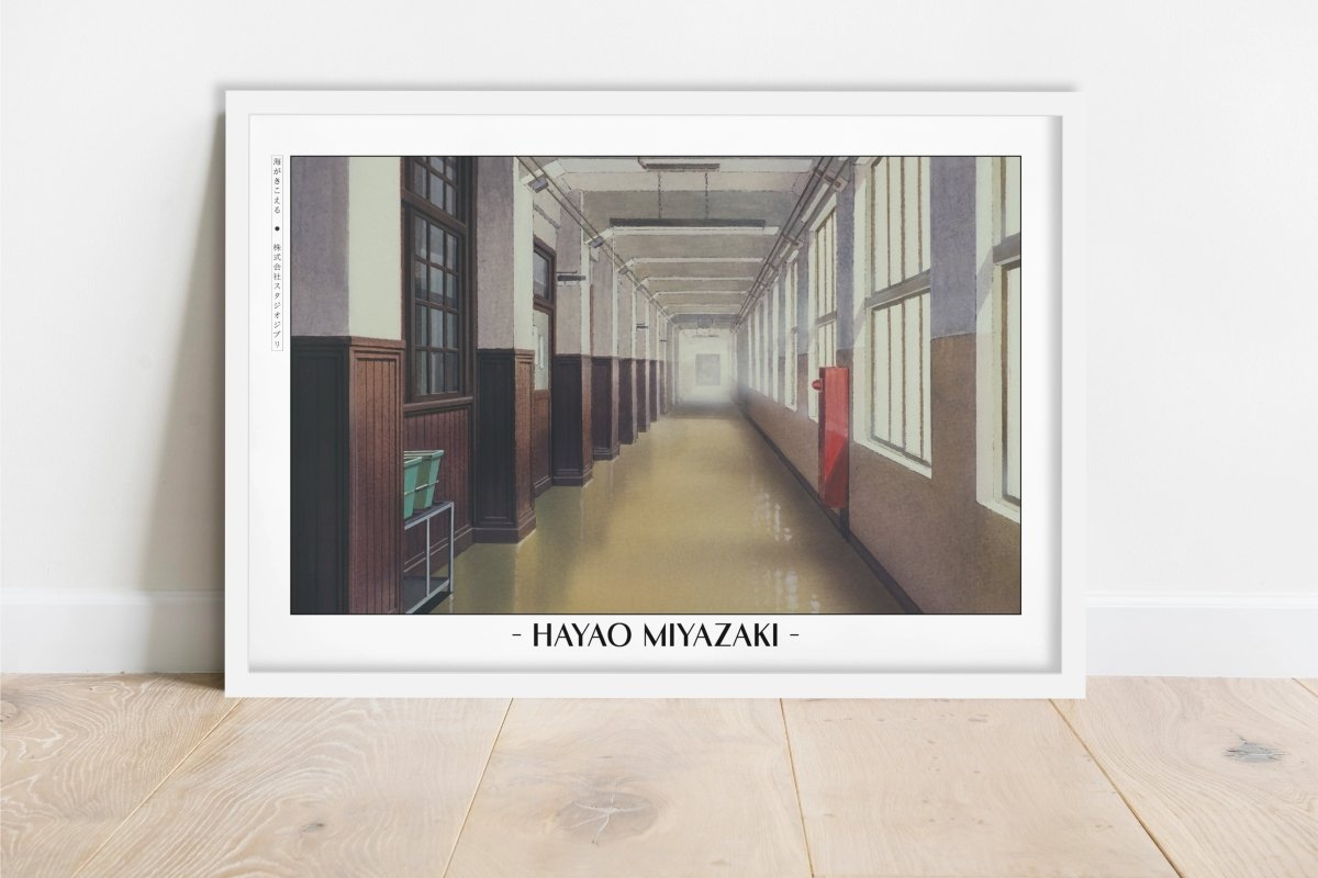 Studio Ghibli - The Last Summer - Artist Name - White Frame