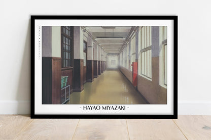 Studio Ghibli - The Last Summer - Artist Name - Black Frame