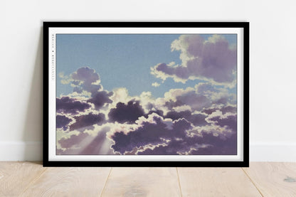 Studio Ghibli - First Light - Art Only - Black Frame