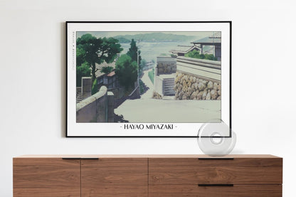 Studio Ghibli - Long Walk Home - Artist Name with Decor