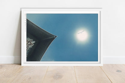 Studio Ghibli - Blue Afternoon - Art Only - White Frame