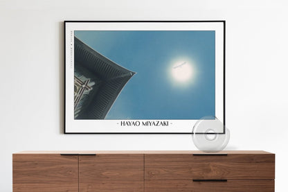 Studio Ghibli - Blue Afternoon - Artist Name with Decor