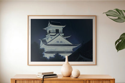 Studio Ghibli - Illuminated Castle - Art Only with Decor