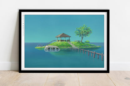 Studio Ghibli - Whisper of the Tide - Art Only - Black Frame