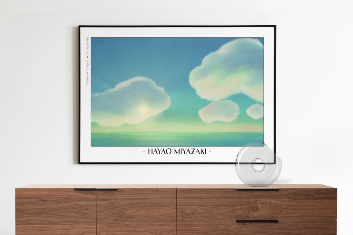 Studio Ghibli - Day Break - Artist Name with Decor
