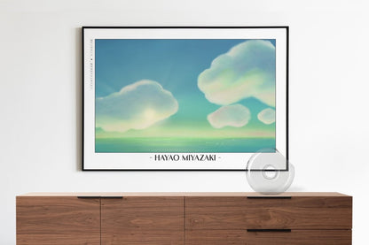 Studio Ghibli - Day Break - Artist Name with Decor