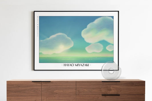 Studio Ghibli - Day Break - Artist Name with Decor