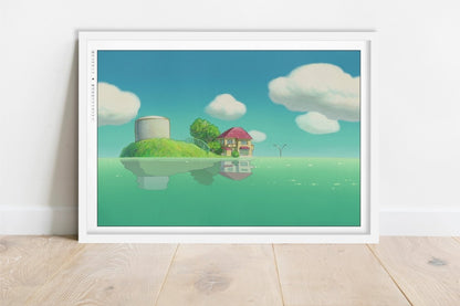 Studio Ghibli - Endless Horizon - Art Only - White Frame