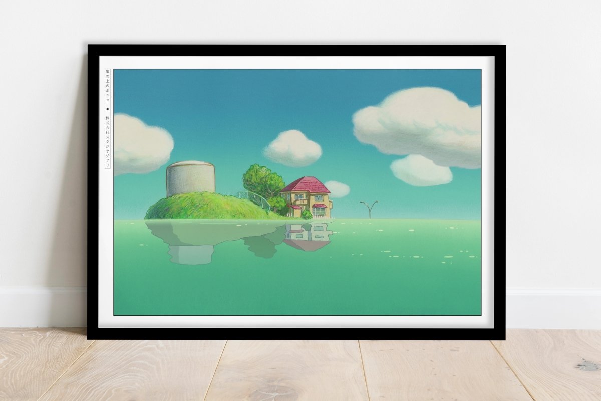 Studio Ghibli - Endless Horizon - Art Only - Black Frame
