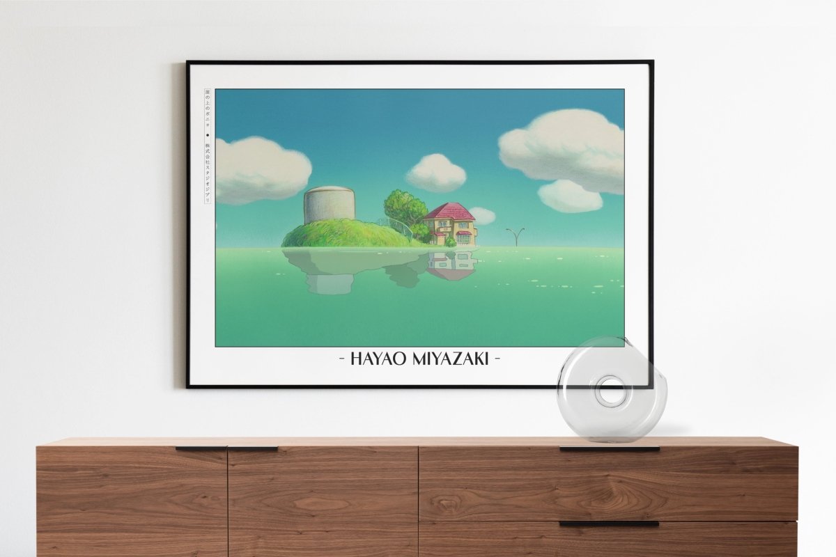 Studio Ghibli - Endless Horizon - Artist Name with Decor