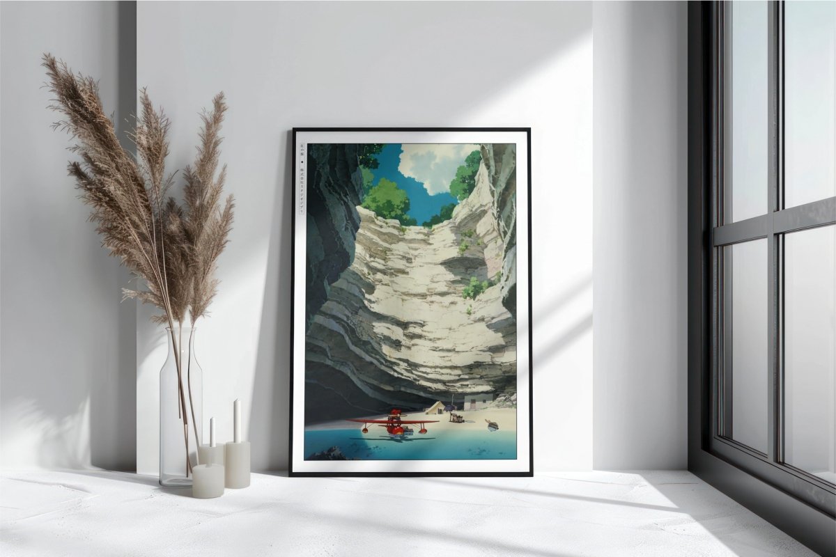 Studio Ghibli - The Scarlet Plane - Art Only with Decor