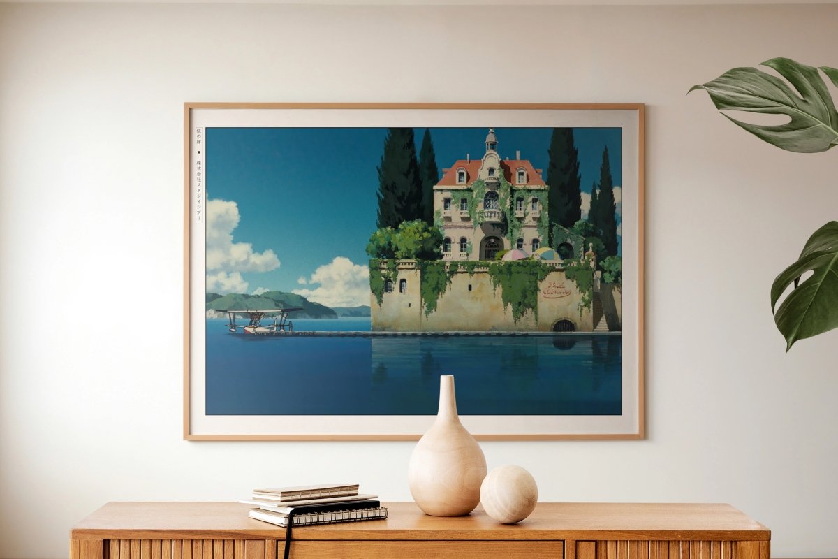 Studio Ghibli - Between Clouds & Waves - Art Only with Decor