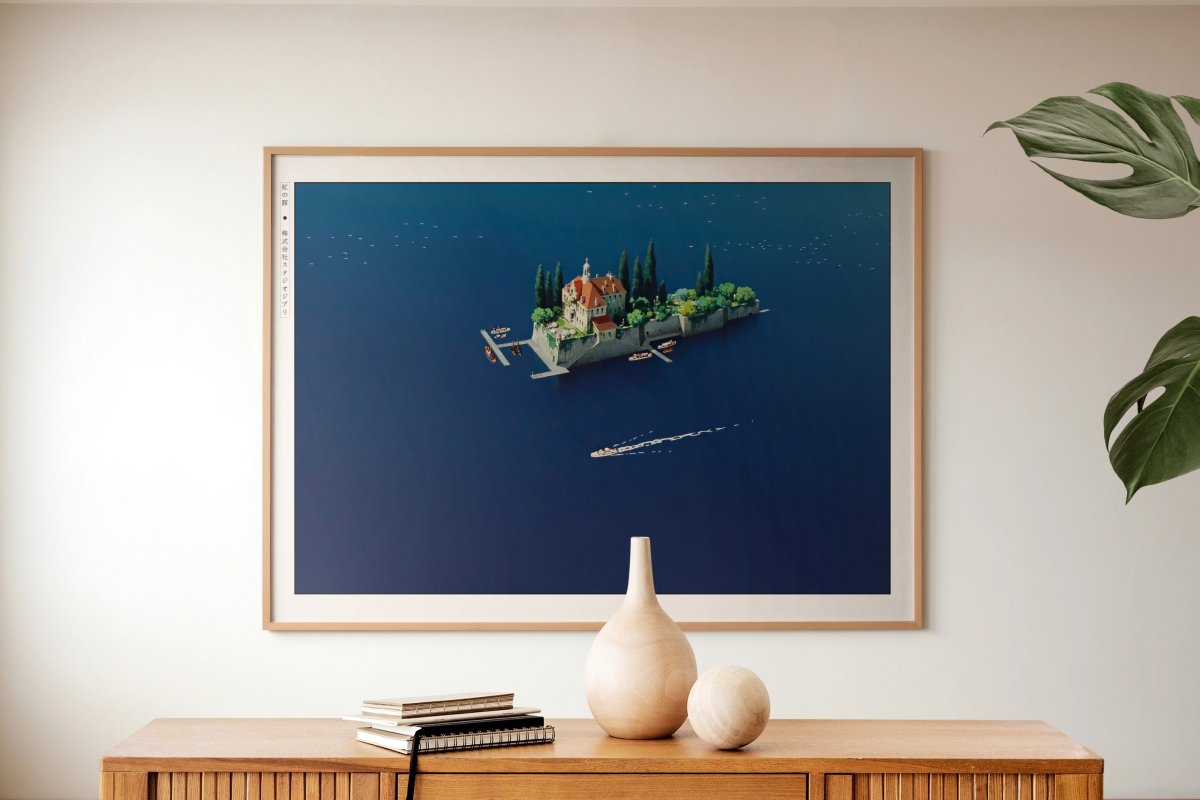 Studio Ghibli - Deep Blue - Art Only with Decor