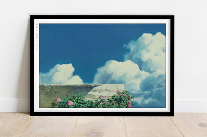 Studio Ghibli - Gentle Sky - Art Only - Black Frame