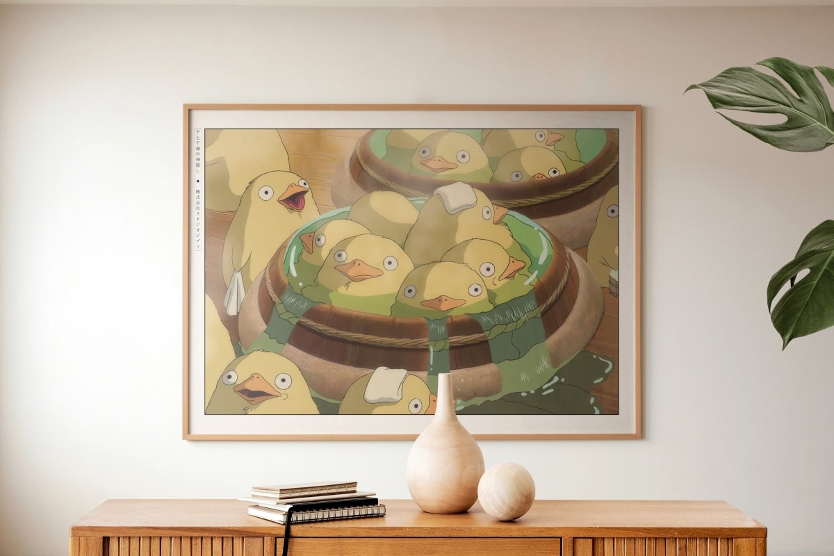Studio Ghibli - Clean Ducks - Art Only with Decor