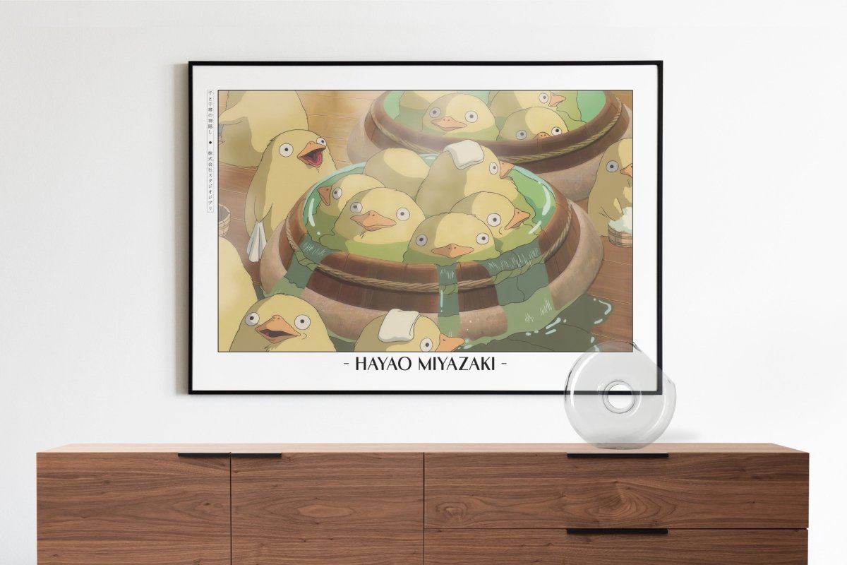 Studio Ghibli - Clean Ducks - Artist Name with Decor