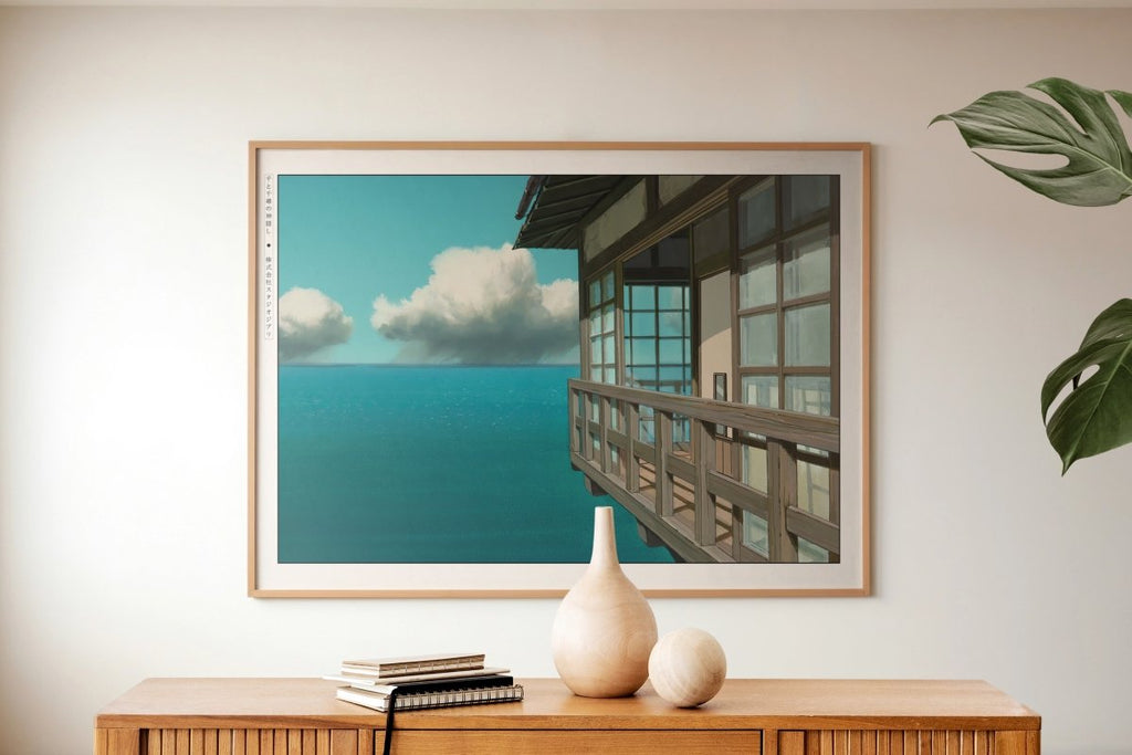 Studio Ghibli - The Sea Beyond - Art Only with Decor
