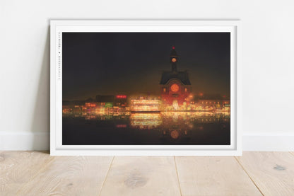 Studio Ghibli - Lost in the Glow - Art Only - White Frame