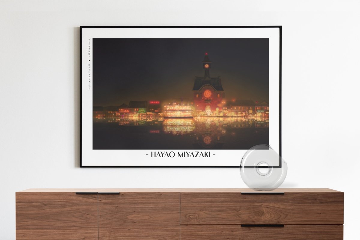 Studio Ghibli - Lost in the Glow - Artist Name with Decor